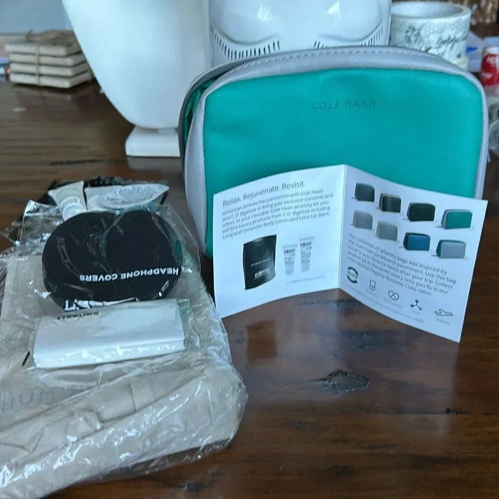 Cole Haan cosmetic bag bundle